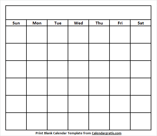 Calendar Template Free Printable Editable