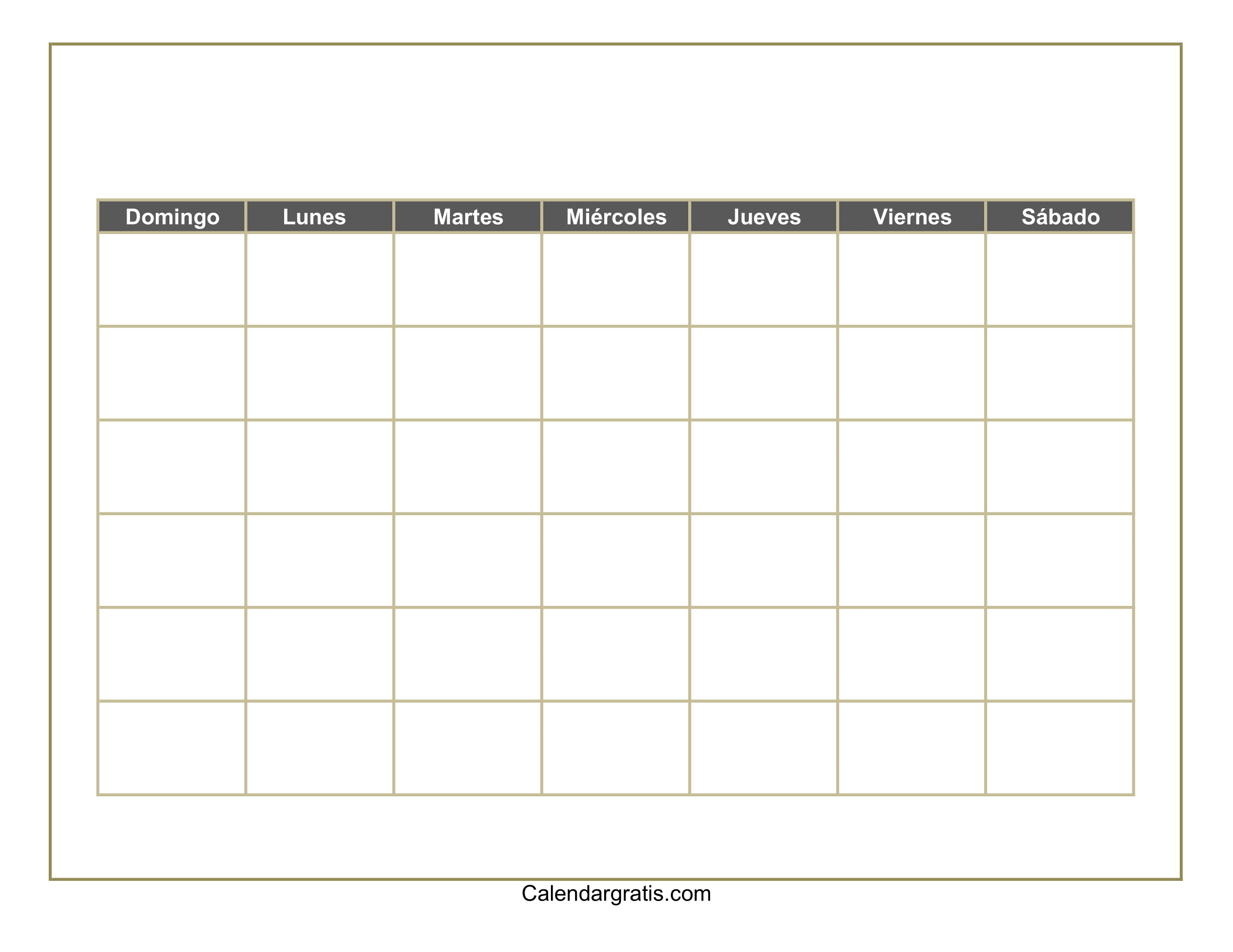 Organiza tu tiempo con nuestro calendario en blanco imprimible y haz que cada día cuente