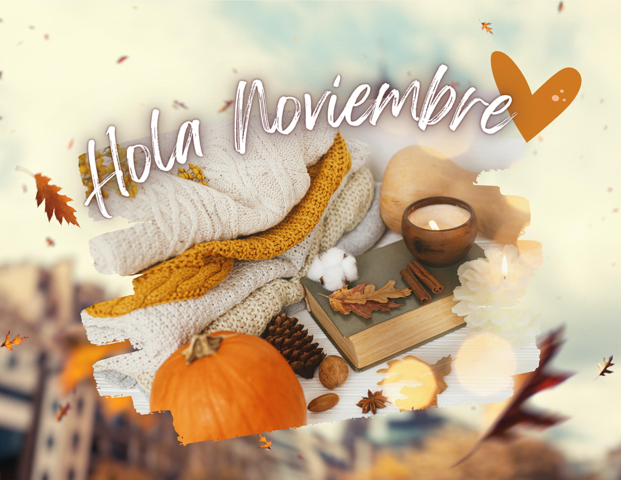 Representaciones festivas y artísticas de la llegada de noviembre.
