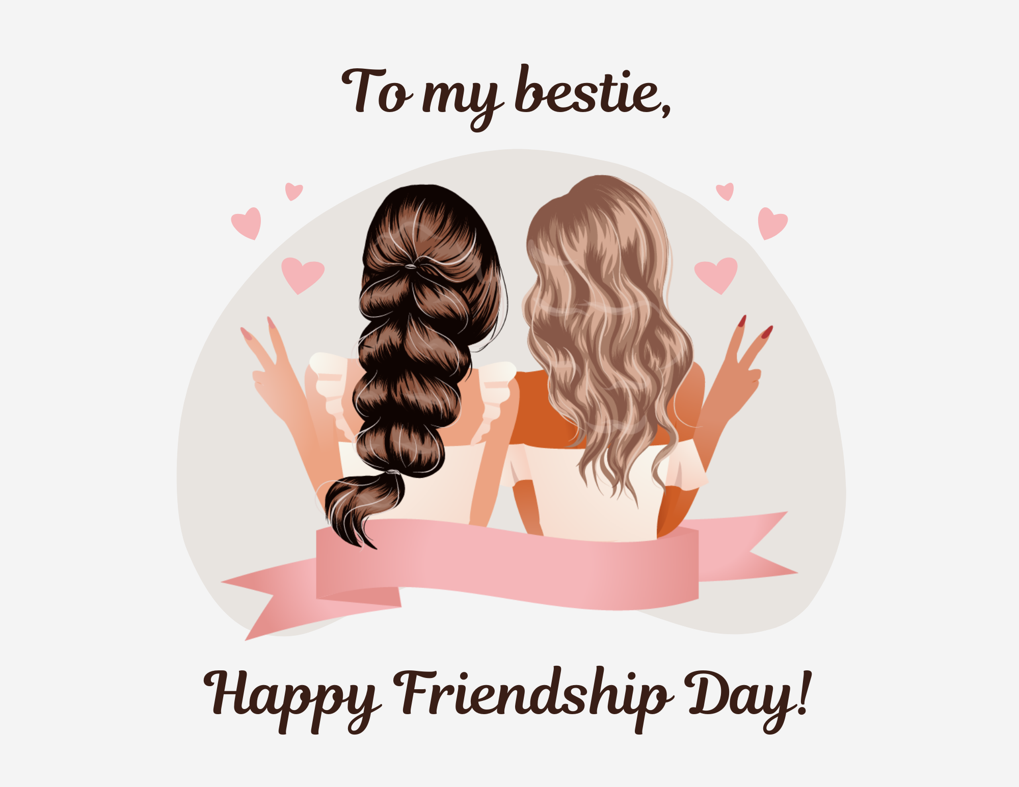 An illustration representing the enthusiasm and joy of celebrating Happy Friendship Day 2023