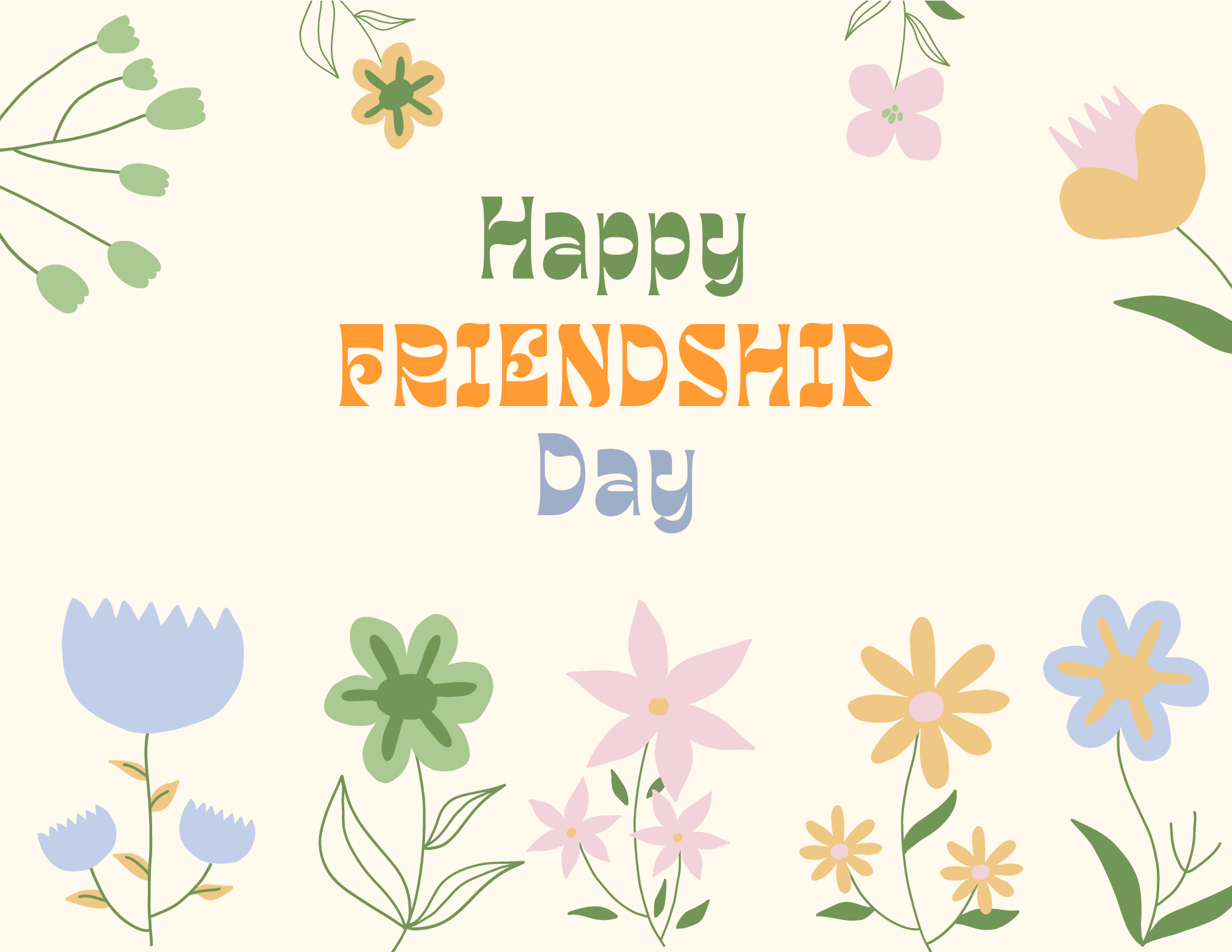 A montage of the best wishes, images, messages, and greetings to share on International Happy Friendship Day 2023