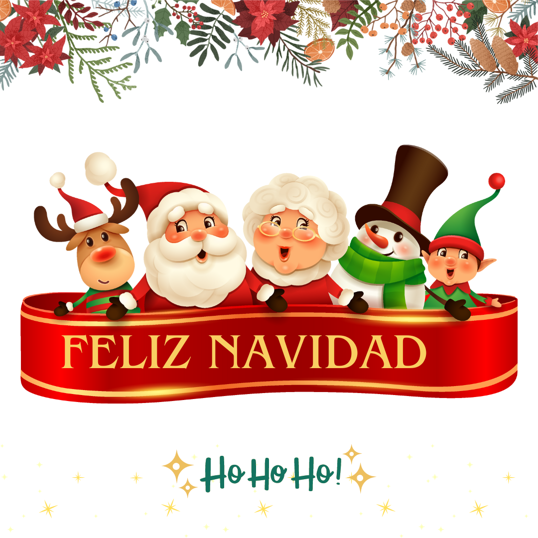 Ho Ho Ho Feliz Navidad Papa Noel