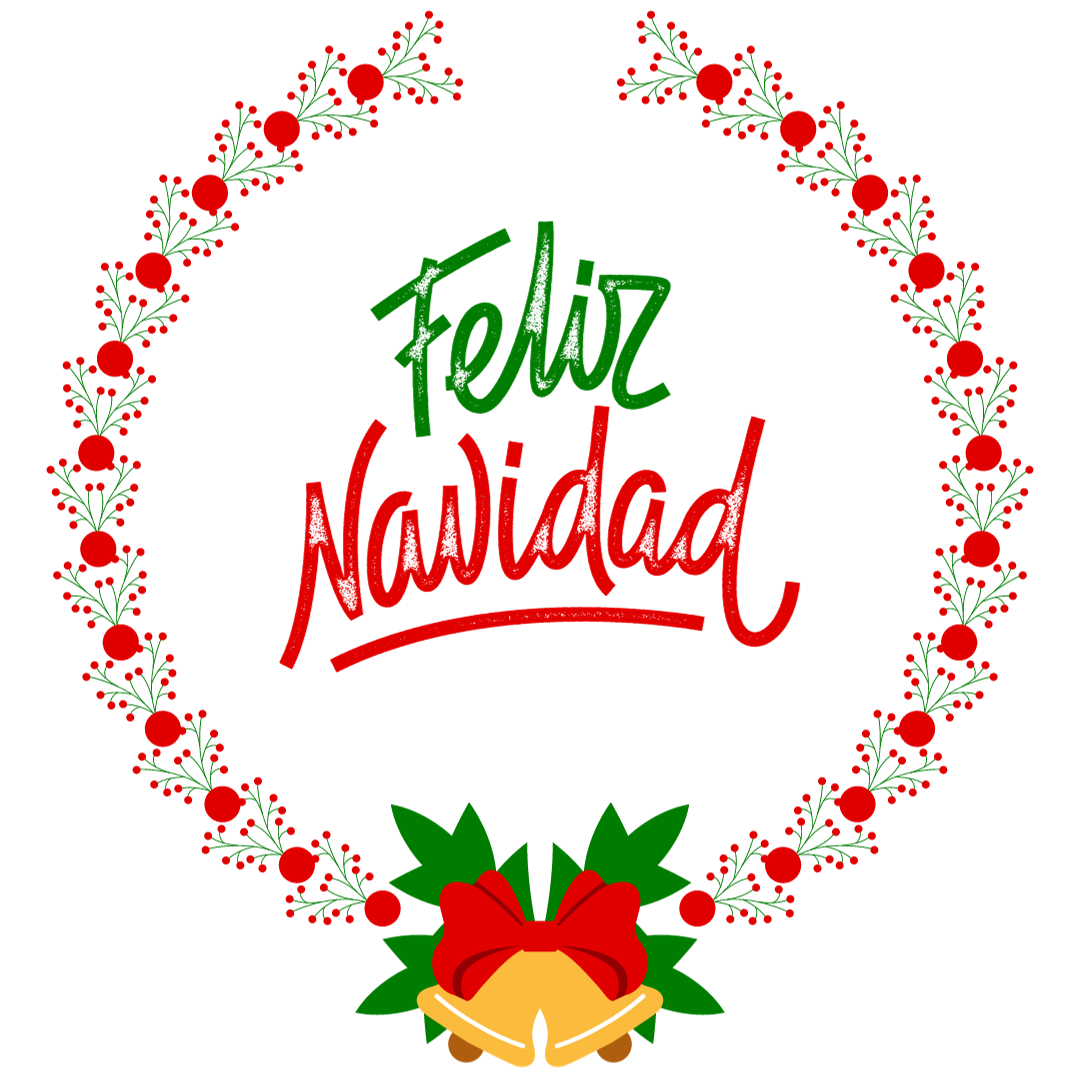 Letras de feliz navidad sin fondo